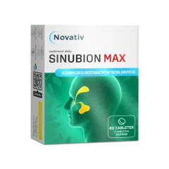 Novativ Sinubion Max, tabletki powlekane, 60 sztuk