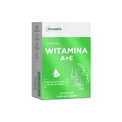 Novativ Witamina A+E, kapsułki, 30 sztuk