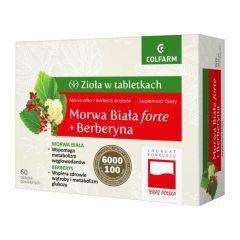 Morwa Biała forte + Berberyna, tabletki, 60 szt.