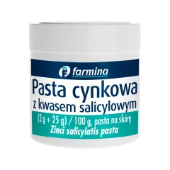 Pasta Lassara, (Avena), maść cynkowa z kwasem salicylowym, 20 g