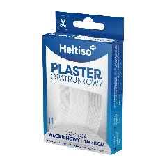 HELTISO, Plaster opatrunkowy do cięcia włókninowy 1mx 8cm, 1 szt.