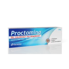 Proctomina, żel chłodzący na hemoroidy, 30 g