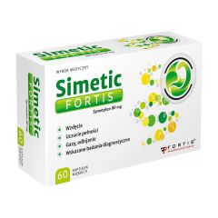 Simetic Fortis, 80 mg, kaps.miekkie, 60 szt