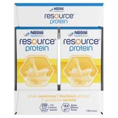 Resource Protein, płyn, sm. waniliowy, 200 ml, 4szt