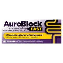 AuroBlock Fast, 2 mg, tabl.uleg.rozp.w j.ustn., 20 szt