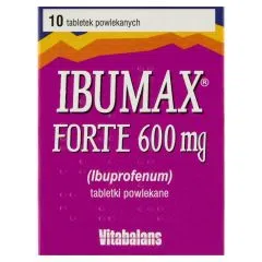 Ibumax Forte, 600 mg, tabl.powl., 10 szt
