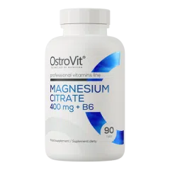 OstroVit, Magnesium Citrate 400 mg + B6, 90 szt.