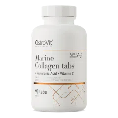 OstroVit, Kolagen Morski + Kwas Hialuronowy + Witamina C, tabletki, 90 szt.