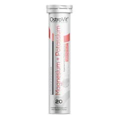 OstroVit, Magnez + Potas 20 tabletek musujących, grejpfrut