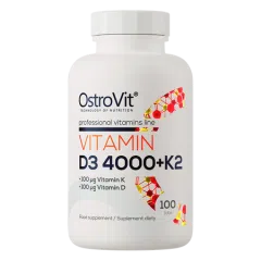 OstroVit, Witamina D3 4000 IU + K2, tabletki, 100 szt.