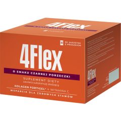 4 Flex czarna porzeczka, proszek, 30 saszetek