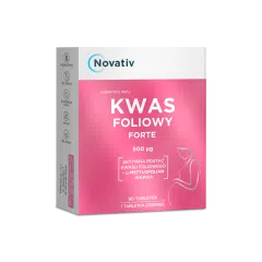 Novativ Kwas foliowy forte, tabl., 90 szt