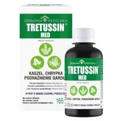 Tretussin Med, syrop, Kaszel, chrypka, podrażnienia gardła, 165 ml