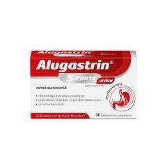 Alugastrin 3 Forte + Cynk, tabletki, 30 szt.