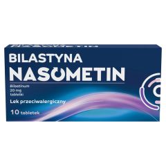 Bilastyna Nasometin, 20 mg, tabl., 10 szt