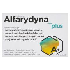 Alfarydyna plus, kaps.twarde, 30 szt