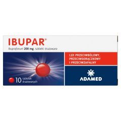 Ibupar, 200 mg, tabletki drażowane, 10 szt.