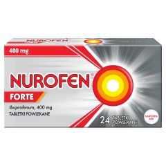 Nurofen Forte, 400 mg, tabletki powlekane, 24 szt.