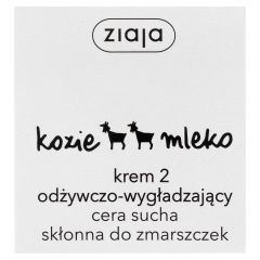 Ziaja Kozie Mleko, krem 2, odżywianie i wygładzanie do cery suchej, 50 ml