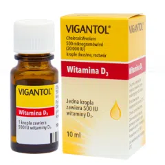 Vigantol, krople doustne, (20.000 j.m./ml), 10 ml