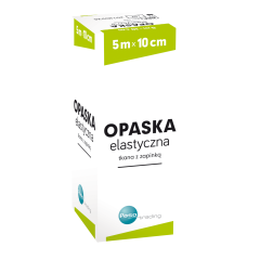 Opaska elastyczna, tkana, z zapinką, 5 m x 10 cm, 1 szt. (Paso)