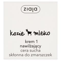 Ziaja Kozie Mleko, krem 1 nawilżający, cera sucha, skłonna do zmarszczek, 50 ml