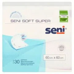 Seni Soft Super, podkłady higieniczne, 60 cm x 60 cm, 30 szt.