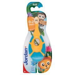 Jordan Step by Step, szczoteczka do zębów dla dzieci (0-2 lat), extra miękka, 1 szt.