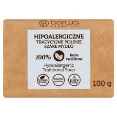 Barwa, hipoalergiczne tradycyjne polskie szare mydło, 100 g