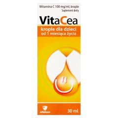 VitaCea, krople dla dzieci od 1 m-ca, 30 ml