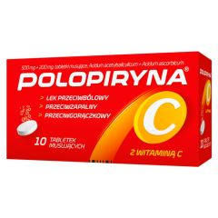 Polopiryna C, tabletki musujące, 10 szt.