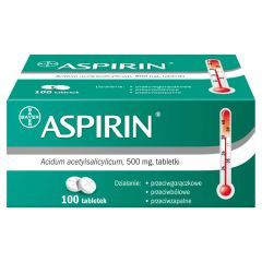 Aspirin, 500 mg, tabletki, 100 szt.