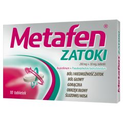 Metafen Zatoki, 200 mg+30 mg, tabletki powlekane, 10 szt.