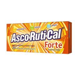 AscoRutiCal Forte, tabletki powlekane, 20 szt.