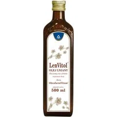 LenVitol olej lniany,tlocz.na zimno,(LenVitol budwig.),500ml