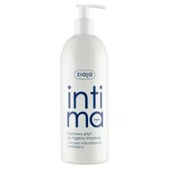 Ziaja Intima, kremowy płyn do higieny intymnej z kwasem hialuronowym, 500 ml