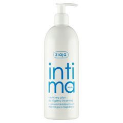 Ziaja Intima, kremowy płyn do higieny intymnej regenerująco-łagodzący, 500 ml