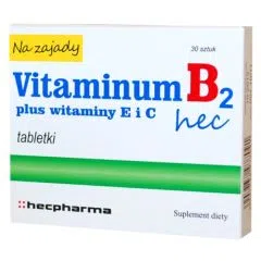 Vit. B 2 hec, tabl., na zajady, 30 szt