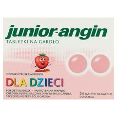 Junior angin, tabletki na gardło, 24 szt.