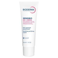 Bioderma Sensibio DS+ Creme, krem przeciw podrażnieniom, zmiękczający i wygładzający naskórek, 40 ml