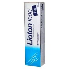 Lioton 1000, 8,5 mg/g (1000 j.m.)/g, żel, 30 g