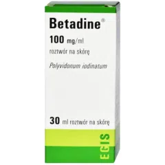 Betadine, 100 mg/ml, roztwór na skórę, 30 ml (import równoległy, Delfarma)