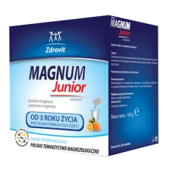 Zdrovit Magnum Junior, od 3 roku życia, proszek, 20 saszetek