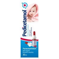 Pedicetamol, 100 mg/ml, roztwór doustny, butelka 30 ml