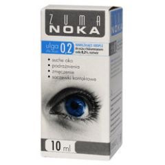 Zuma Noka 0.2 ulga dla oczu , krople do oczu z hialuronianem 0,2 %, 10 ml