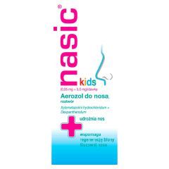 Nasic Kids, (0,05mg+5mg)/dawkę, aerozol do nosa, roztwór, 10 ml