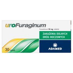 uroFuraginum, 50 mg, tabletki, 30 szt.