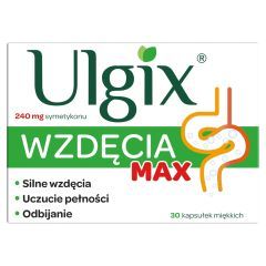 Ulgix Wzdęcia Max, kapsułki miękkie, 30 szt.
