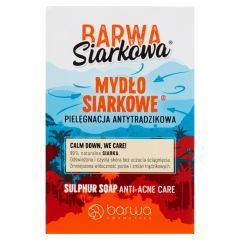 Barwa Siarkowa, mydlo, siarkowe, pielegn.antytradz.,100g
