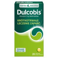 Dulcobis, 5 mg, tabletki dojelitowe, 20 sztuk